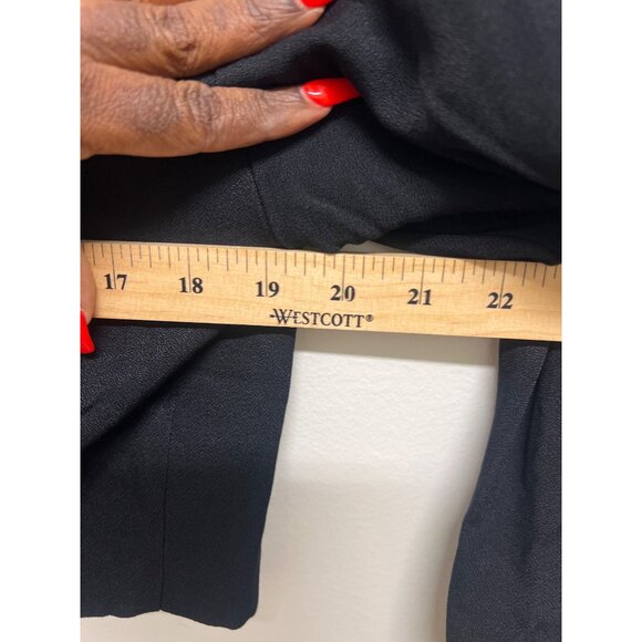 Vintage Sheri Martin Black Cropped Bolero Embroidered Jacket  Sz 10 - Picture 5 of 8